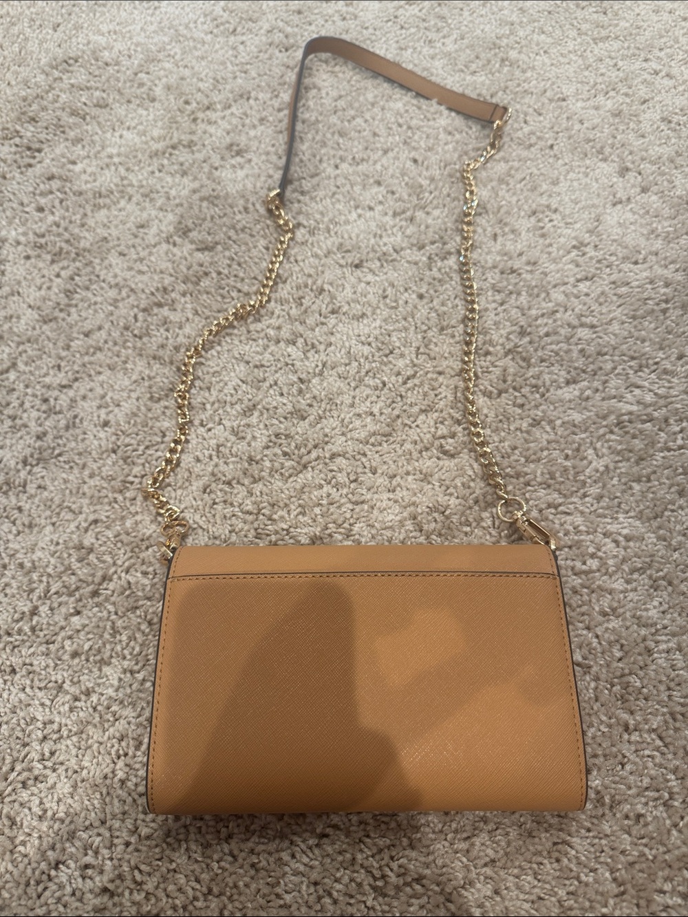 Tory Burch Tan Leather Chain Crossbody - Picture 3 of 3